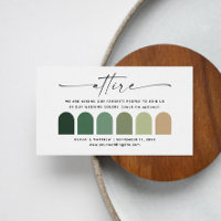 Woodland Green Wedding Inserir QR | Paleta de pneu