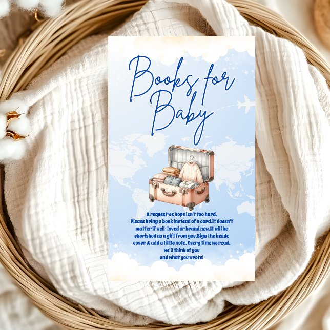 Cartão De Informações World Map Adventure Aguarda Livros para Bebê (Criador carregado)