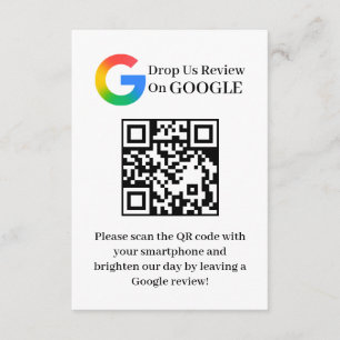 Cartão de Inserção de Código QR para Avaliação do