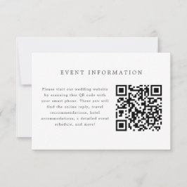 Cartão de Inserção de Convite de Casamento Azul e