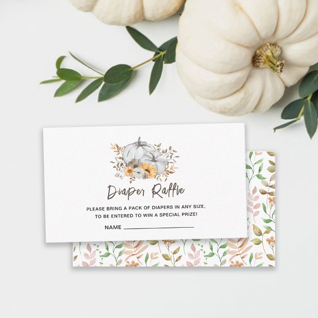 Cartão de Inserção de Fralda de outono (Criador carregado)