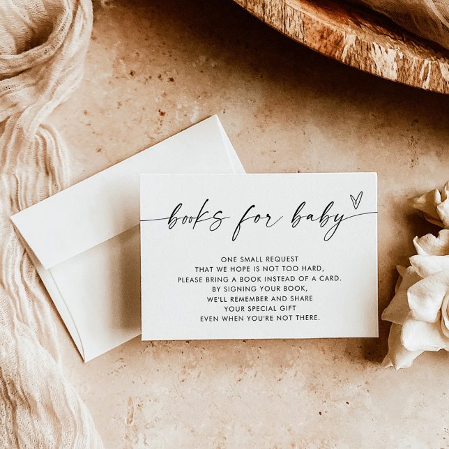 Cartão de Inserção de Livros Modernos Boho para Be (Criador carregado)