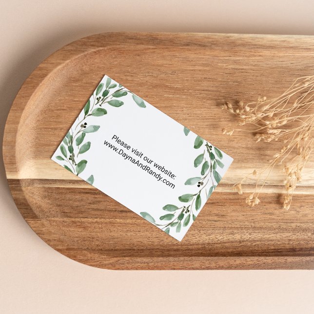 Cartão de Inserção de Site Tropical Eucalyptus Ver (Criador carregado)