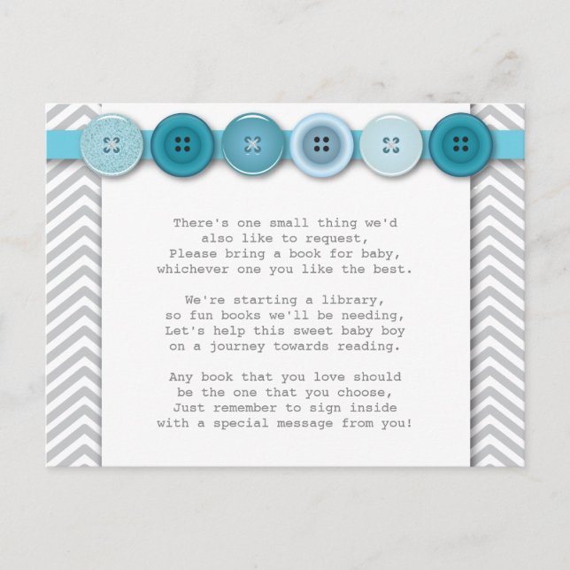 Cartão de inserção do botão azul (Frente)