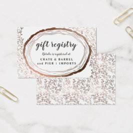 Cartão de Inserção do Registro de Oferta de Cobre