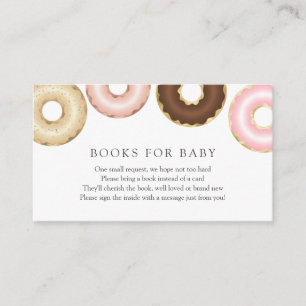 Cartão de inserção do Rosquinha Books para Baby