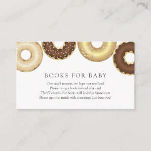 Cartão de inserção do Rosquinha Books para Baby