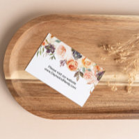 Cartão de Inserção do Site Floral Russo Autumn Ele