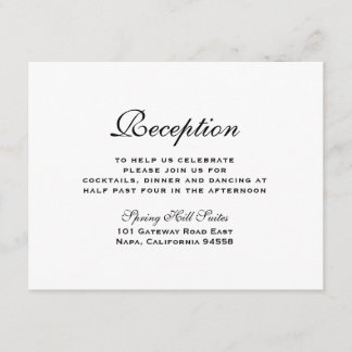 Cartão de Inserção Elegante