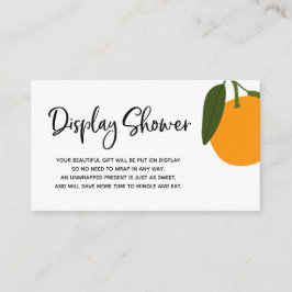 Cartão de inserção para chuveiro de exibição Littl