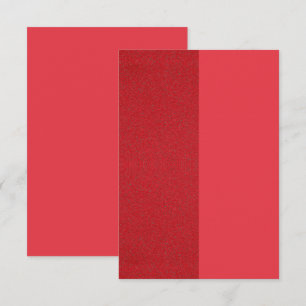 Cartão de Inserção Texturizado Vermelho Tomate Fen