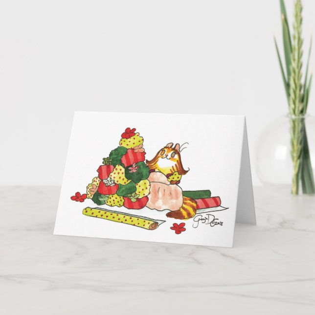 Cartão de instalação de Natal de Sophie de 2018 (Frente)