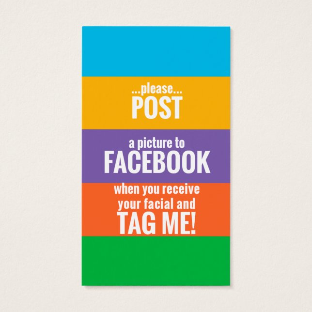 Cartão de Instrução MiniFacial (Verso)