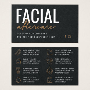 Cartão de Instruções de Cuidados Aparentários Faci