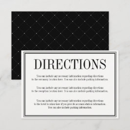 Cartão de Instruções de Enclosure Simples e Elegan