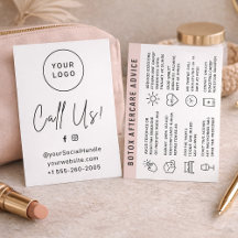 Cartão de Instruções de Pós-Tratamento de Injeção 