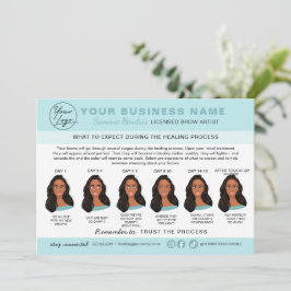 Cartão de instruções de pós-tratamento de microbex