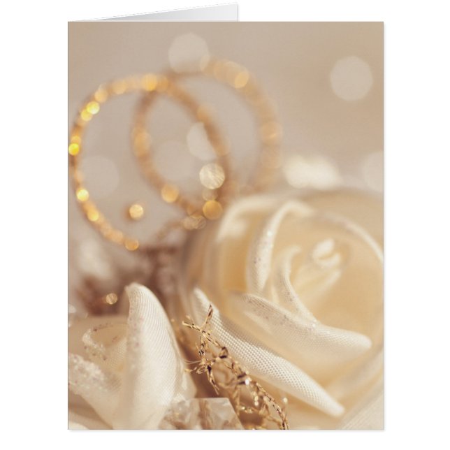 Cartão de invasão de casamento com anel (Frente)