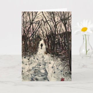 Cartão de inverno de 2021