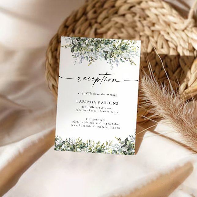 Cartão de Invólucro Herbal Greenery (Criador carregado)