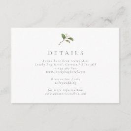 Cartão de Invólucro para Casamento de Pera-Flor El