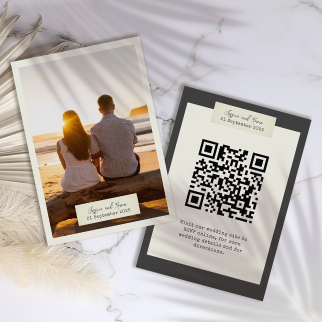 Cartão de Invólucro Russo Elegante com fotografia (Criador carregado)