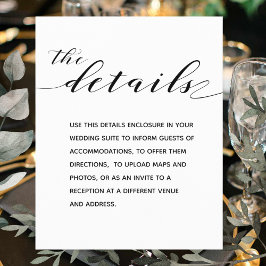 Cartão de Invólucro Rustic Calliografia Details