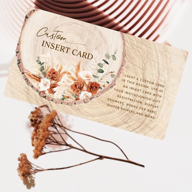 Cartão de Invólucro Rustic Wood Corte Grain (Criador carregado)