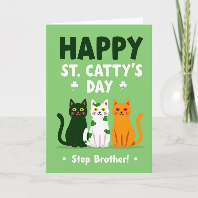 Cartão de Irmão de St Cattys Day (Frente)