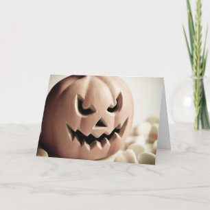 Cartão de Jack O'Lantern o Dia das Bruxas