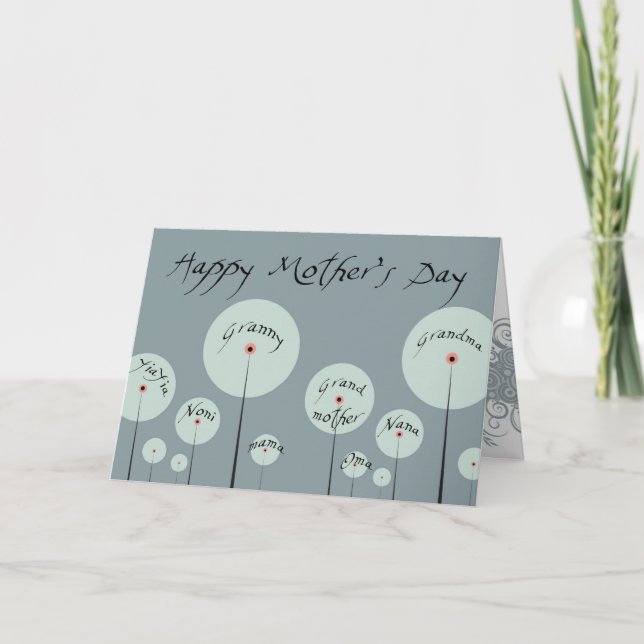 Cartão de Jardim da Avó (Frente)