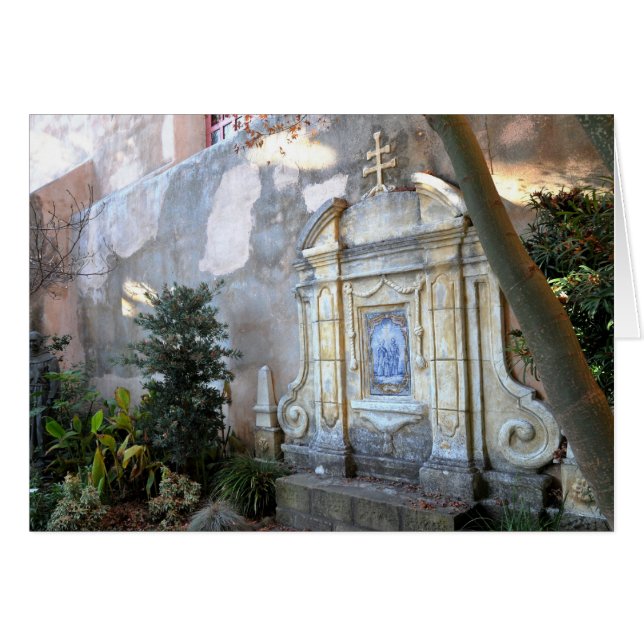 Cartão de Jardim de Oração (Frente Horizontal)