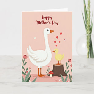 Cartão de Jardim do Dia das Mães Caprichoso