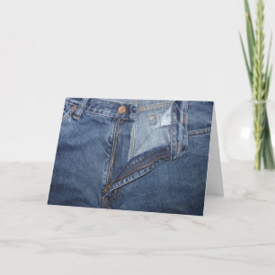 Cartão de jeans