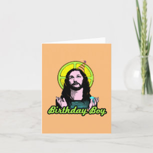 Cartão de Jesus Menino no Aniversário