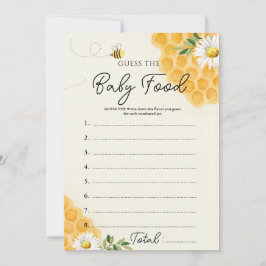Cartão de Jogo de Adivinhação de Comida de Bebê Ab