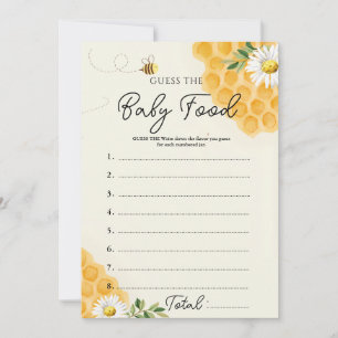 Cartão de Jogo de Adivinhação de Comida de Bebê Ab