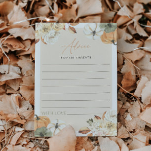 Cartão de Jogo de Advertência para Chás de fraldas