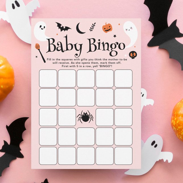 Cartão de Jogo de Bingo de Chuveiro de Bebê de Hal (Criador carregado)