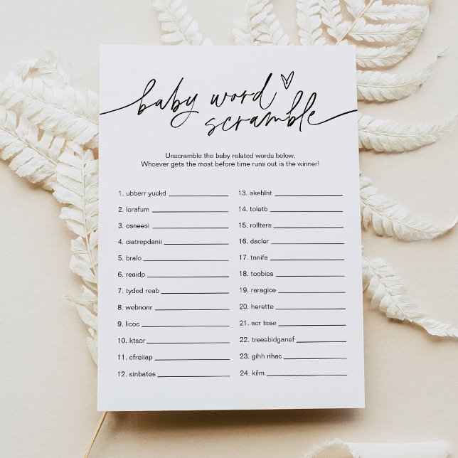 Cartão de Jogo de Palavra de Bebê EVERLEIGH (Criador carregado)