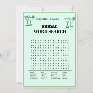 Cartão de Jogo de Pesquisa do Word para Margs & Ma