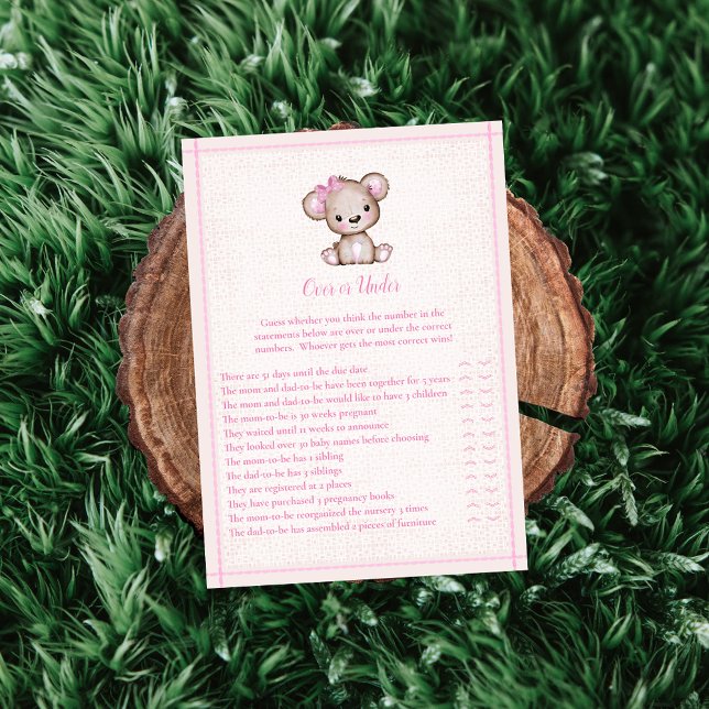 Cartão de Jogo de Urso Menino Cujo (Criador carregado)