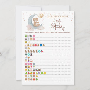 Cartão de Jogo Emoji, Livro Infantil