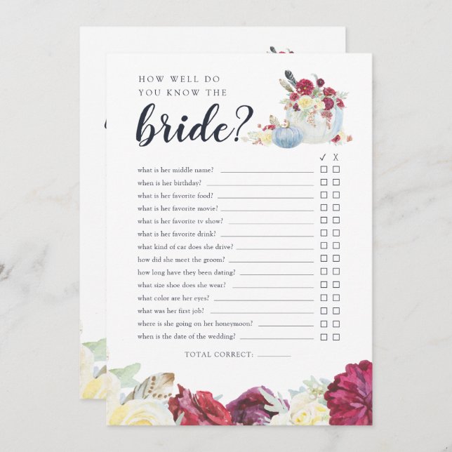 Cartão de Jogo para Chás de panela de Dois Lados d (Frente/Verso)