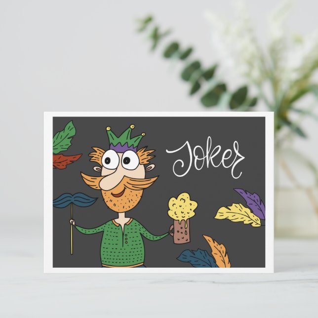 Cartão de Joker (Em pé/Frente)