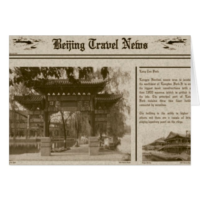 Cartão de jornal (Frente Horizontal)