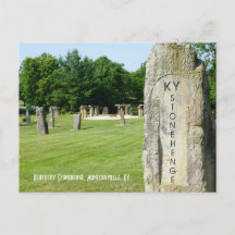 Cartão de Kentucky Stonehenge