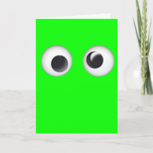 Cartão de Labirinto de Halloween com Olhos Googly