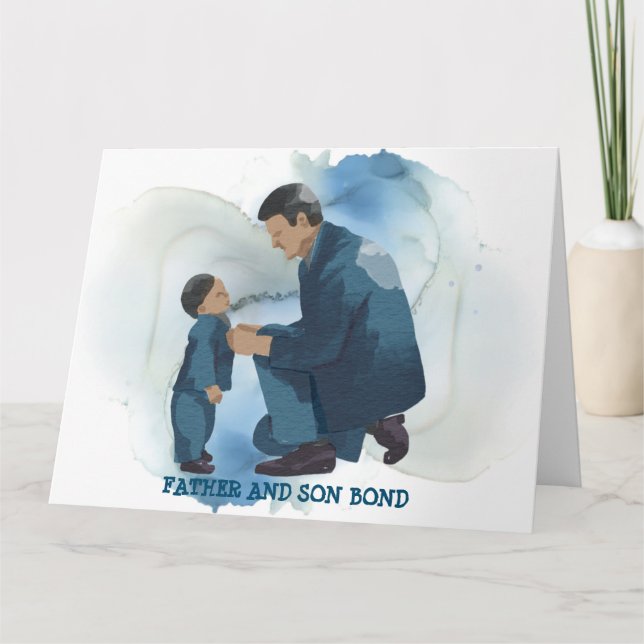 CARTÃO DE LAÇO ENTRE PAI E FILHO (Frente)