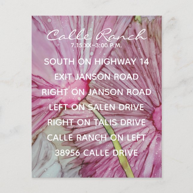 Cartão de Lavanda Turquois Casado (Frente)